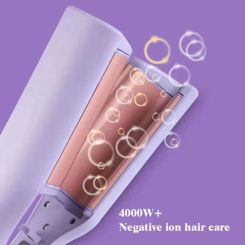 32MM Hair Curler Curling Tool Egg Roll Lasting Styling Fast Heating Deep Wave Electric Curling Iron 4 Temperature Adjustable