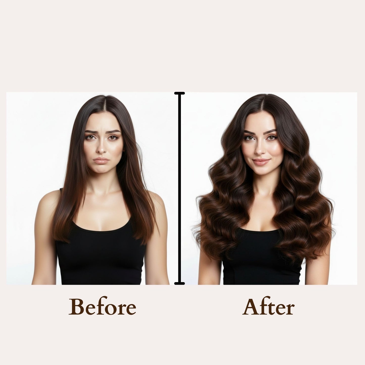 32mm French curling iron. Professional waves
