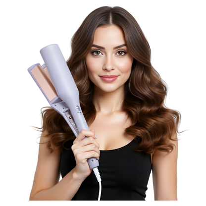32mm French curling iron. Professional waves