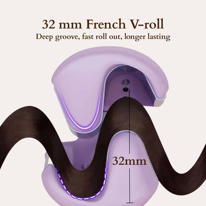32mm French curling iron. Professional waves