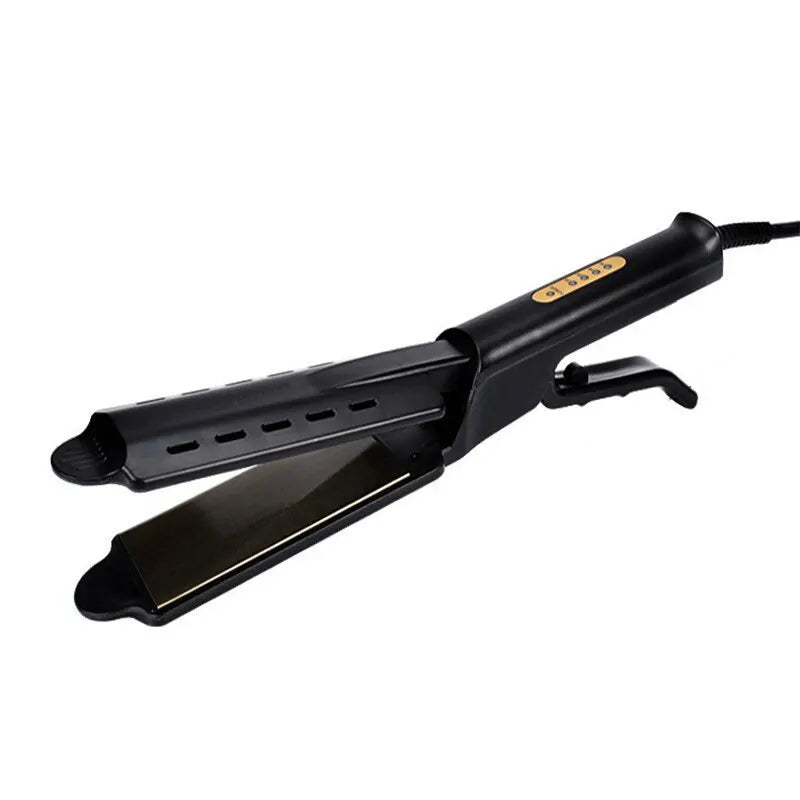 Wide-Panel Ceramic Flat Iron | Instant Straight & Shiny Hair
